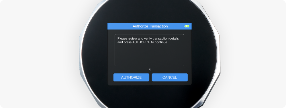 Authorize on Device