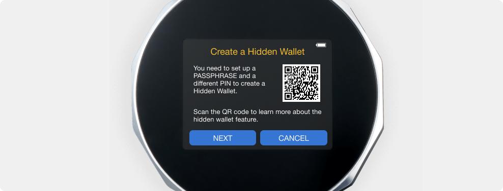 Create a Hidden Wallet