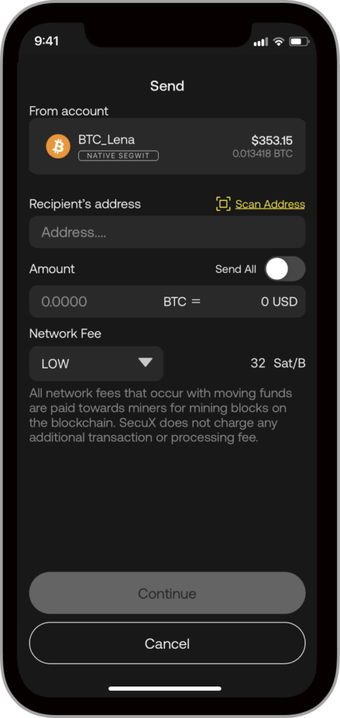 Enter Transaction Details