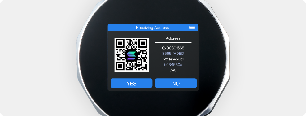 Get Receiving Address on SecuX Mobile App 3 1 9 Get Receiving Address on SecuX Mobile App
