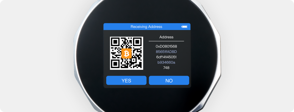 Get Receiving Address on SecuXess Web App