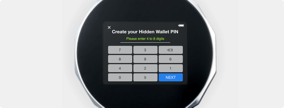 Create your Hidden Wallet PIN_1