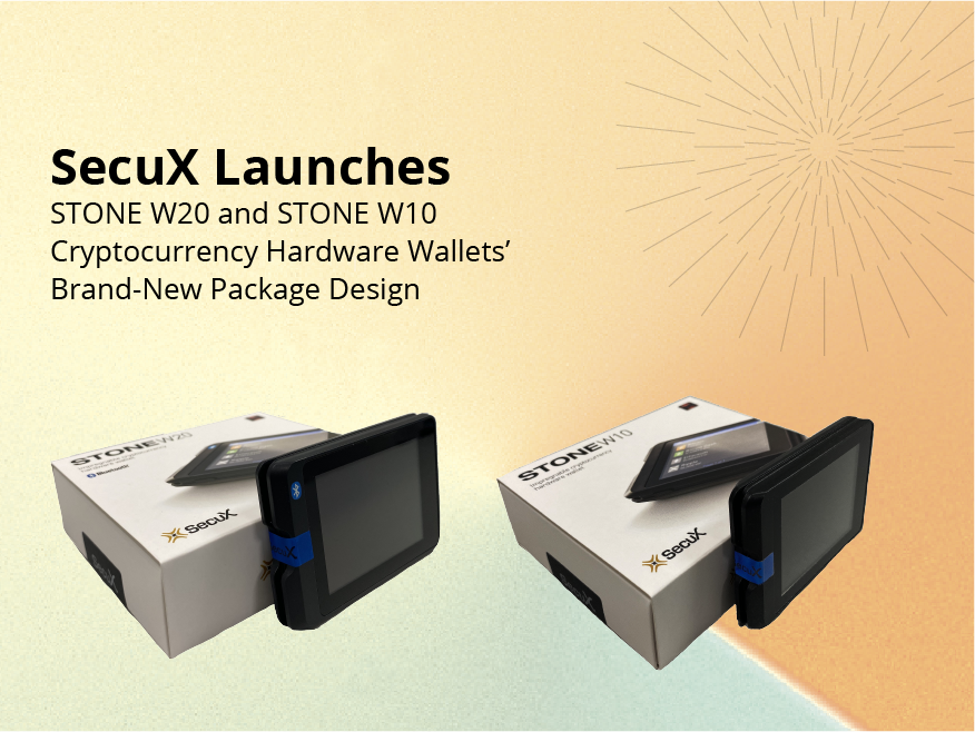 Press Brand New Package SecuX STONE W20 W10 Hardware Wallet