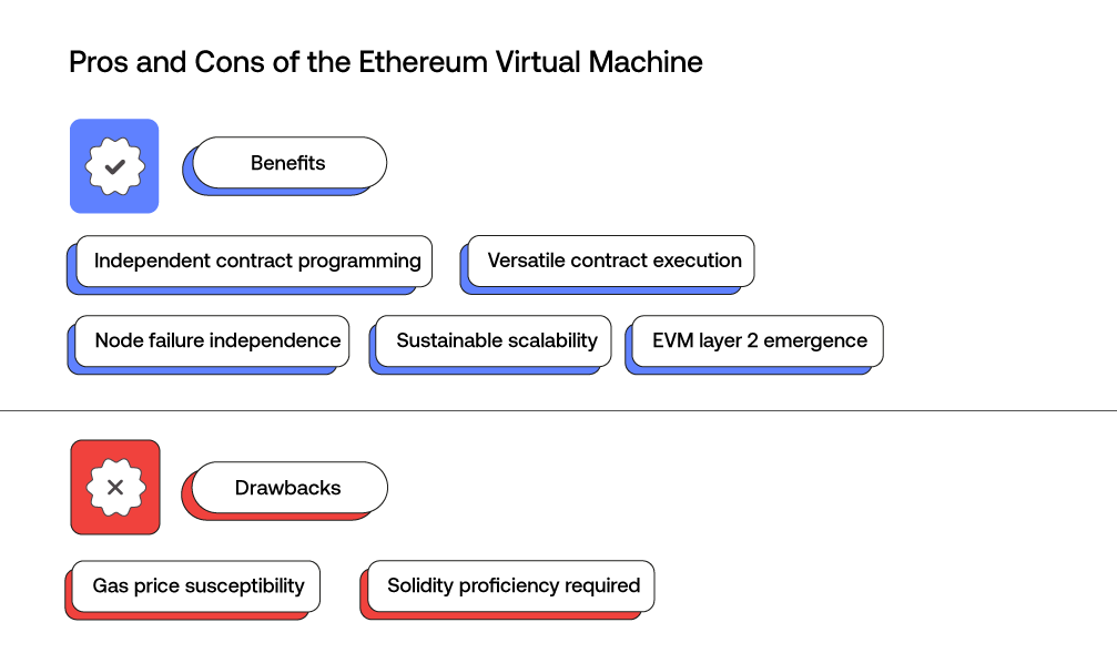 Pros and Cons of the Ethereum Virtual Machine