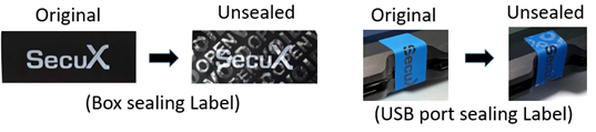 SecuX Stickers