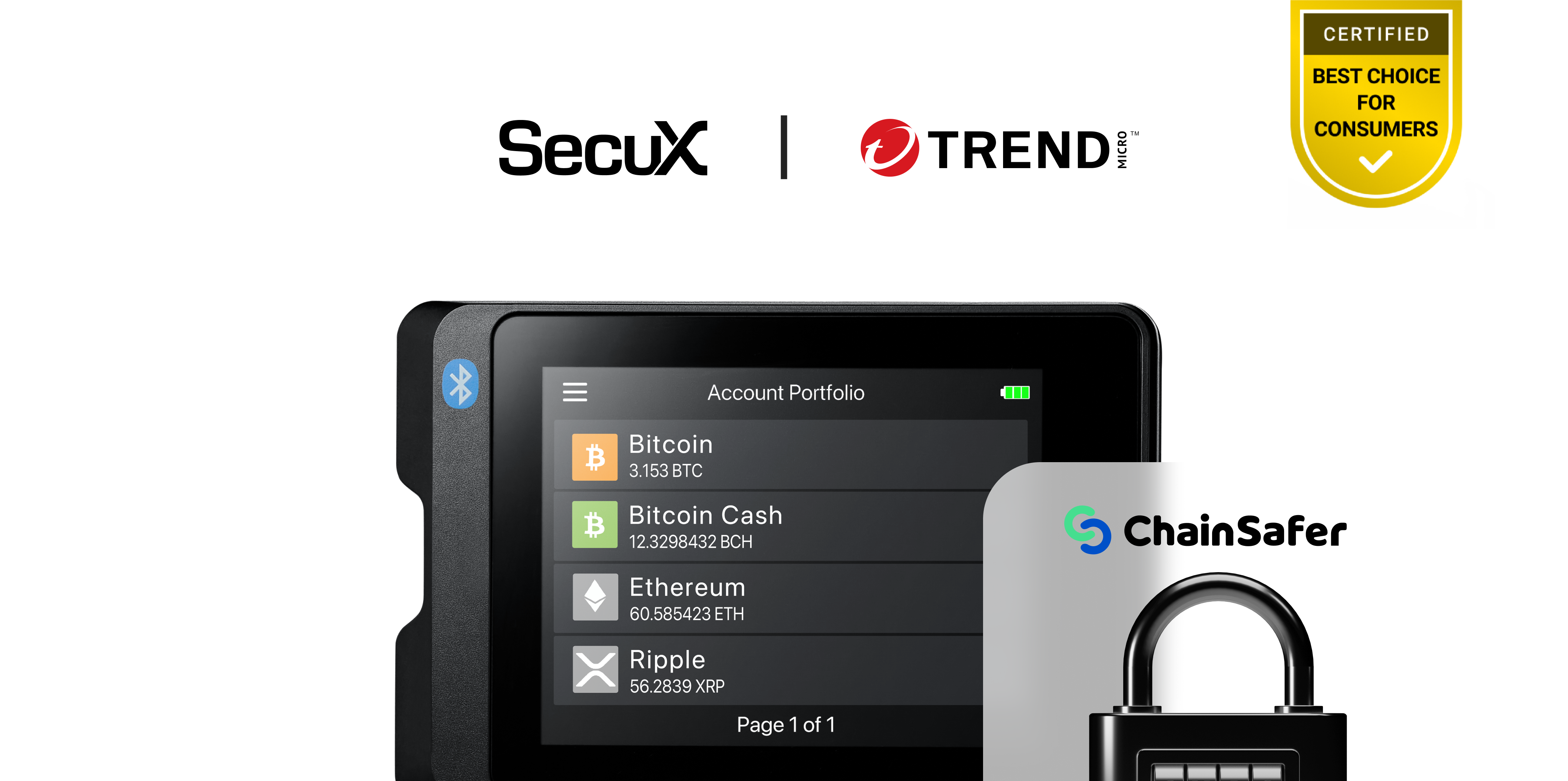 SecuX W20 X Trend Micro The Ultimate Scam Proof Hardware Wallet for Crypto and NFTs