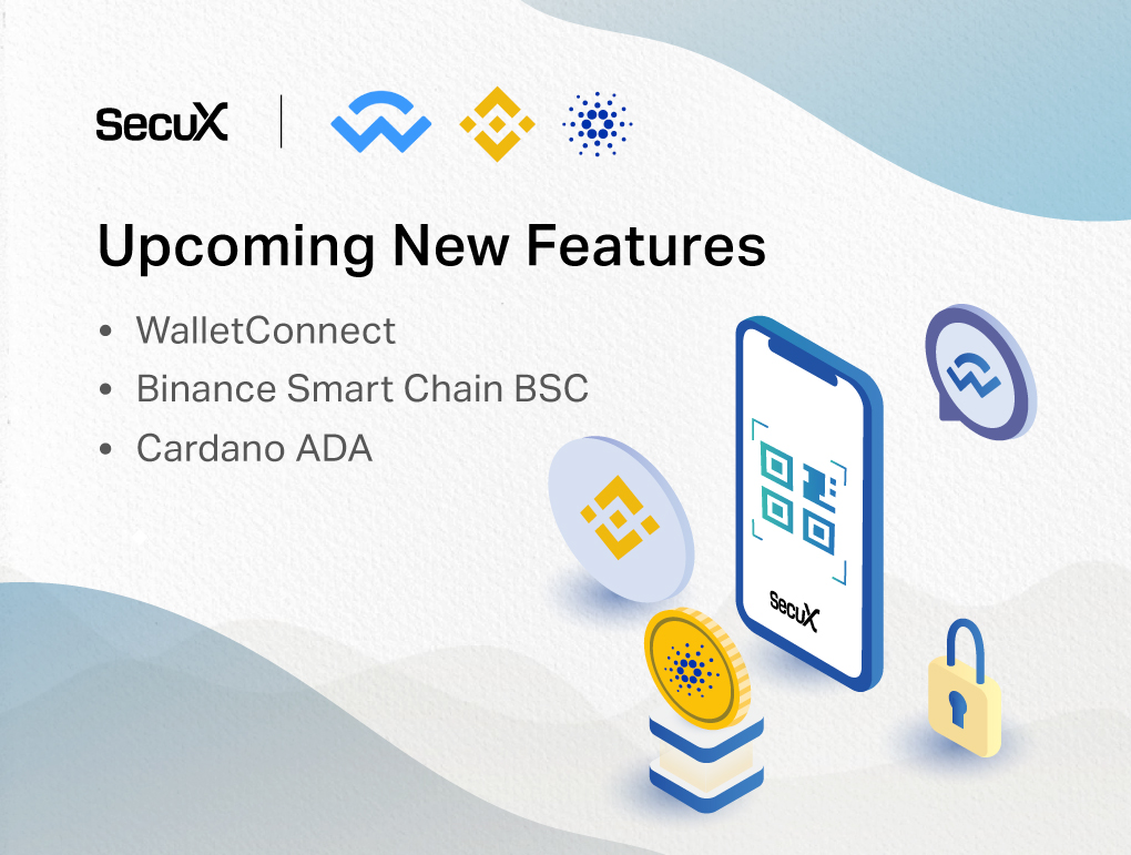 SecuX announces upcoming new features Banner