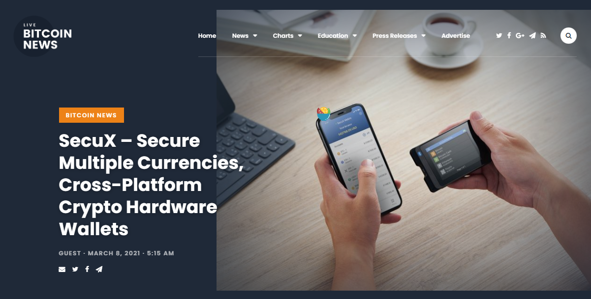 SecuX – Secure Multiple Currencies, Cross-Platform Crypto Hardware Wallets