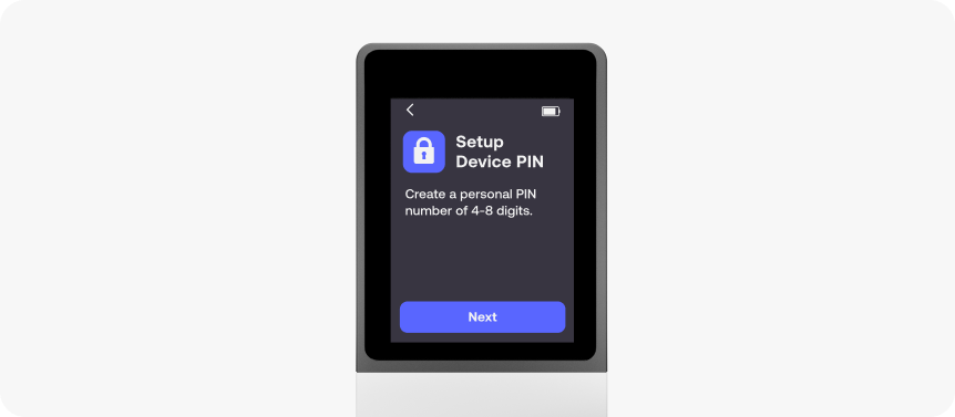 Setup Device PIN