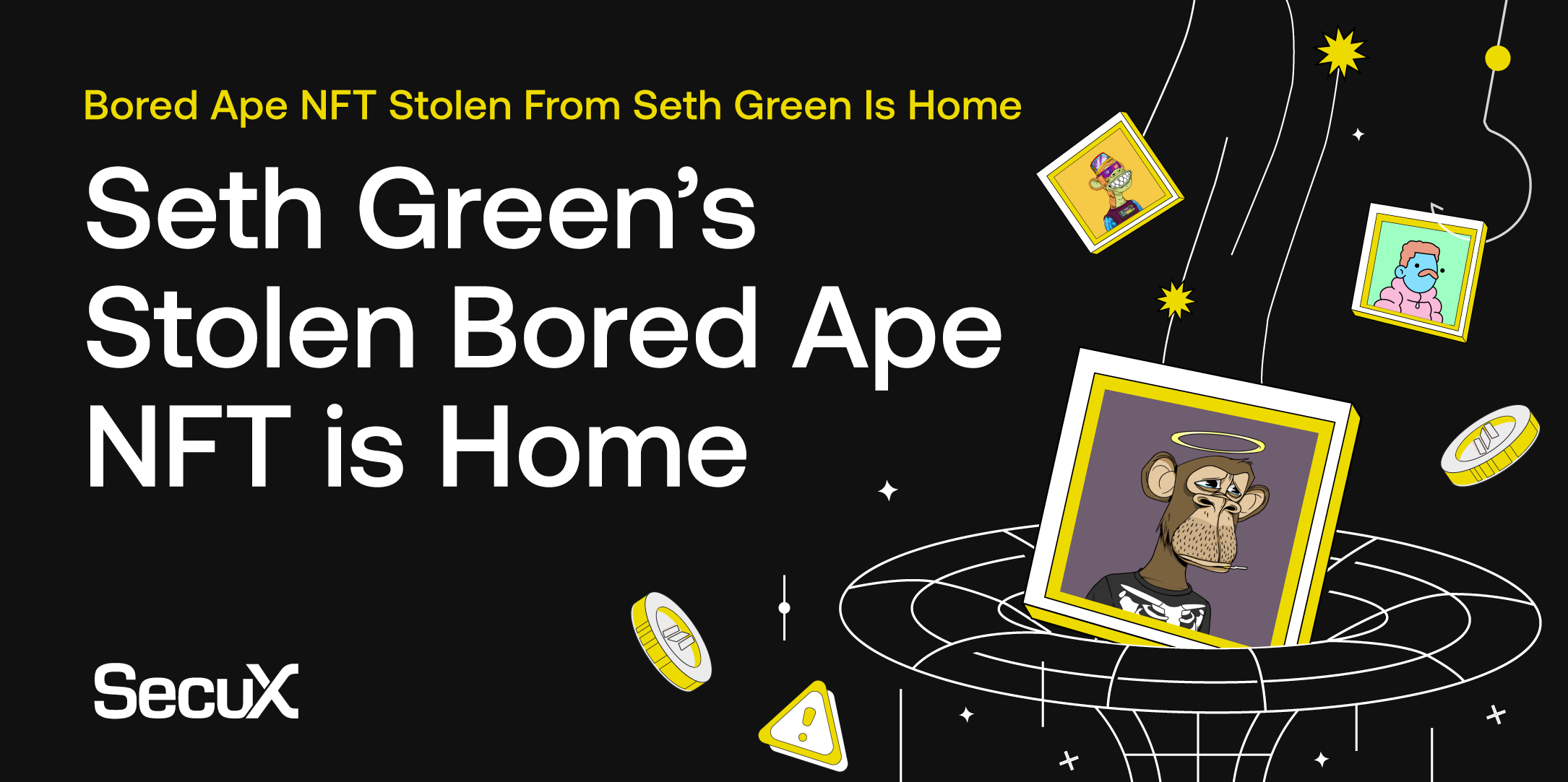 Bored Ape NFT Stolen From Seth Green Is Home!