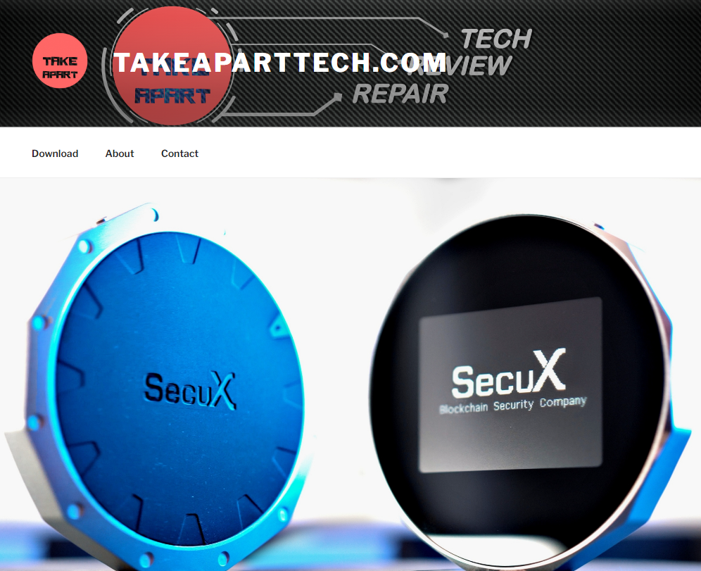 Take Apart SecuX V20 Review