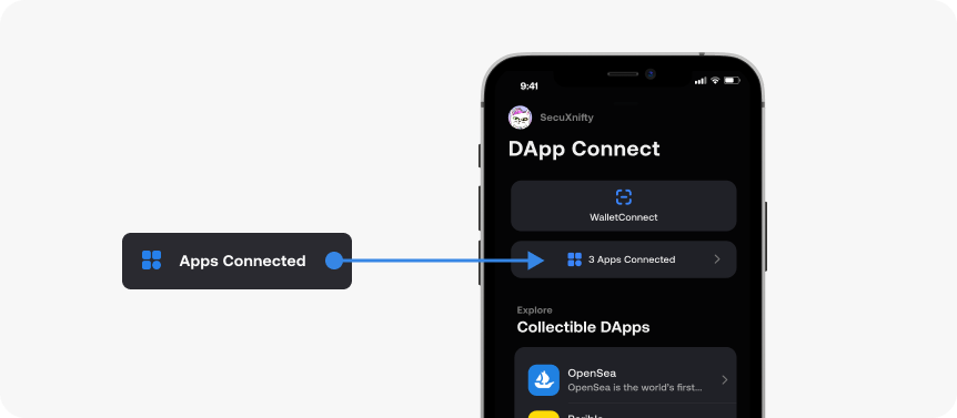 Tap Apps Connected