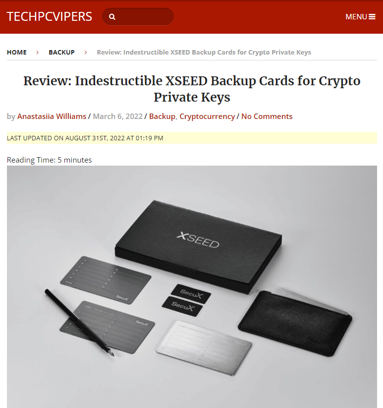 TechPcVipers X-SEED Review