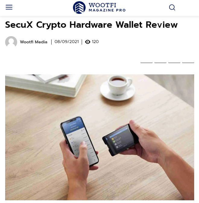 Wootfi SecuX Wallets Review