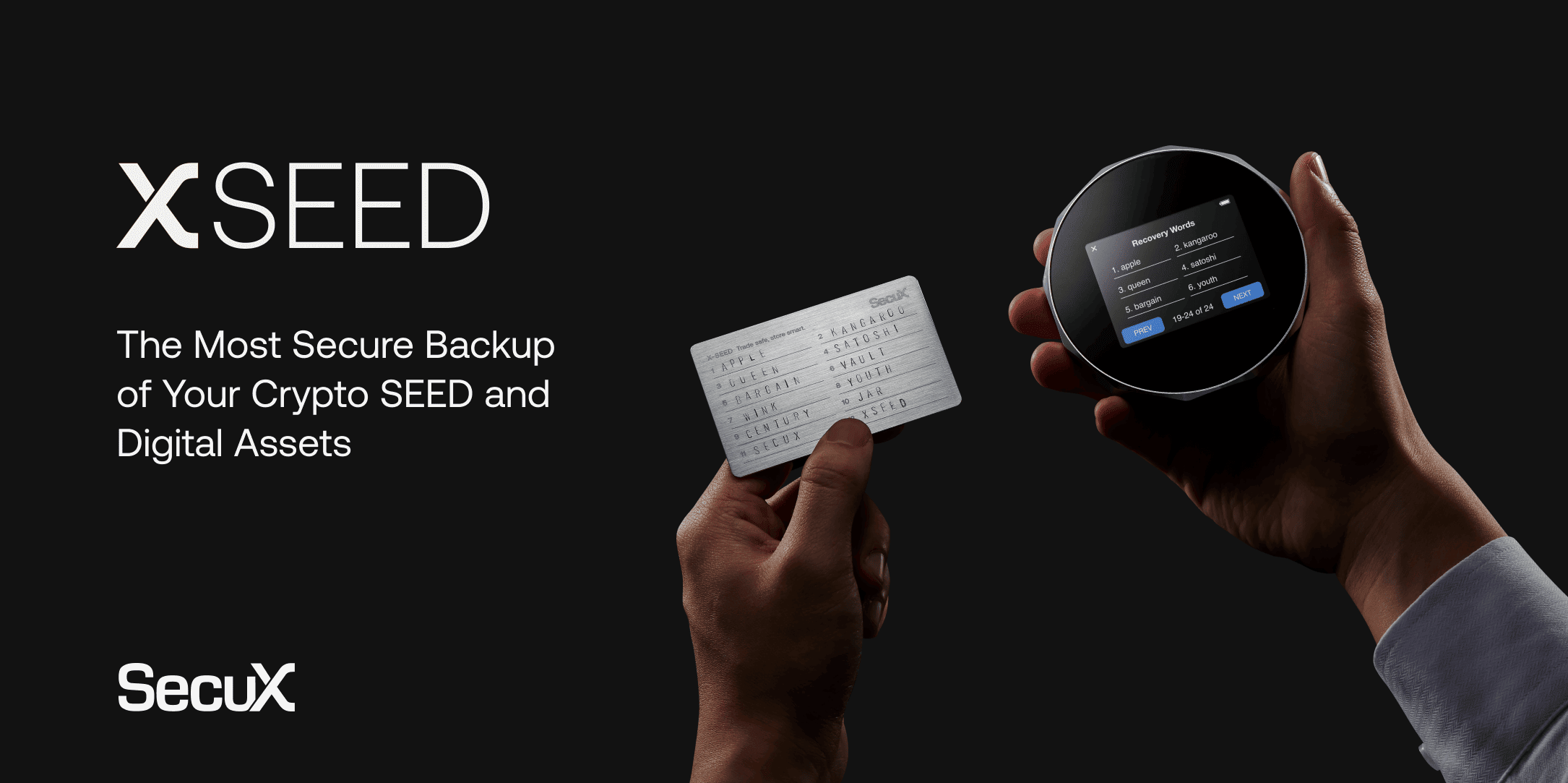 X SEED %E2%80%93 the Most Secure Backup of Your Crypto SEED and Digital Assets